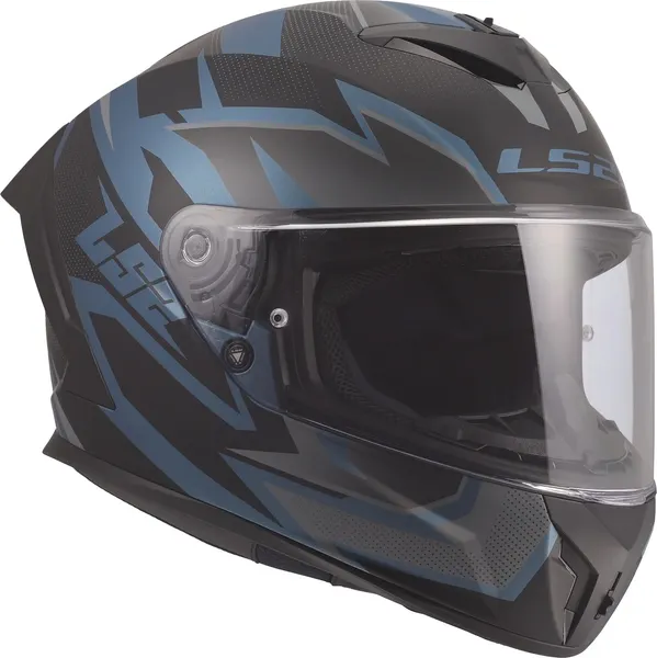 Изображение товара Мотошлем LS2 FF820 Rapid III Xtrem (XL, черный/синий бензин)