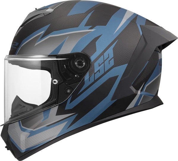 Изображение товара Мотошлем LS2 FF820 Rapid III Xtrem (XL, черный/синий бензин)