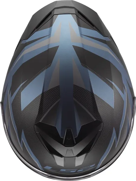 Изображение товара Мотошлем LS2 FF820 Rapid III Xtrem (XL, черный/синий бензин)