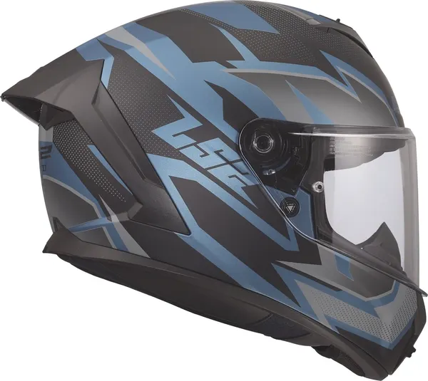 Изображение товара Мотошлем LS2 FF820 Rapid III Xtrem (XL, черный/синий бензин)