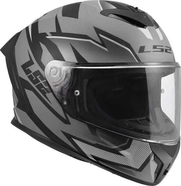 Изображение товара Мотошлем LS2 FF820 Rapid III Xtrem (2XS, черный/серый)