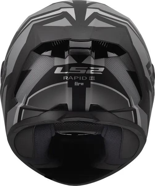 Изображение товара Мотошлем LS2 FF820 Rapid III Xtrem (3XL, черный/серый)
