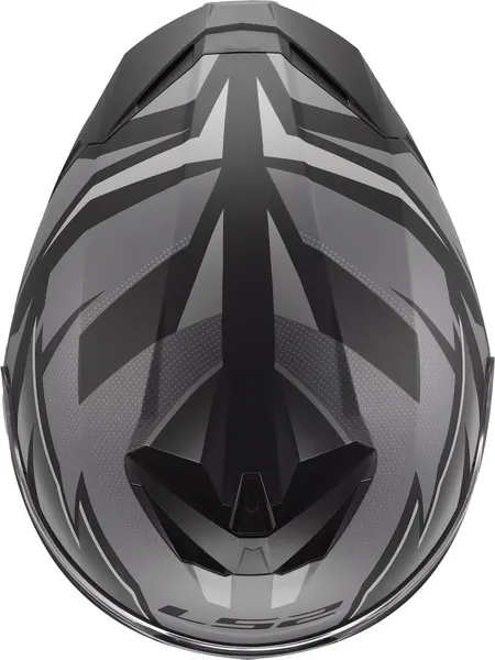 Изображение товара Мотошлем LS2 FF820 Rapid III Xtrem (M, черный/серый)