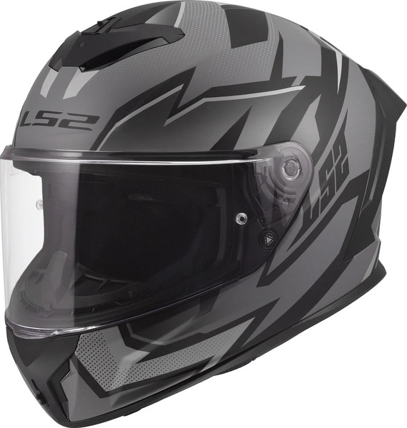 Изображение товара Мотошлем LS2 FF820 Rapid III Xtrem (M, черный/серый)