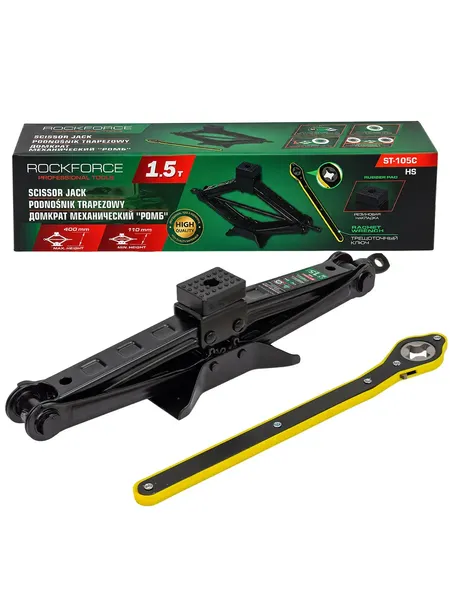 Изображение товара Ромбический домкрат RockForce RF-ST-105C HS (64171)