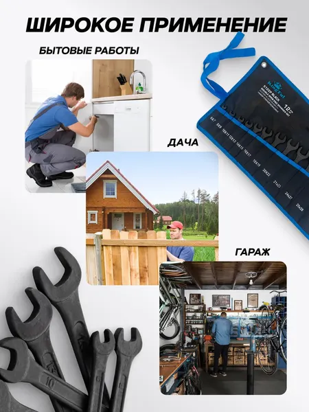 Изображение товара Набор ключей KingTul KT-5122P Black (67577)