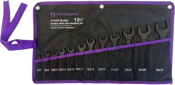 Изображение товара Набор ключей Помощник 5122P Black (67581)
