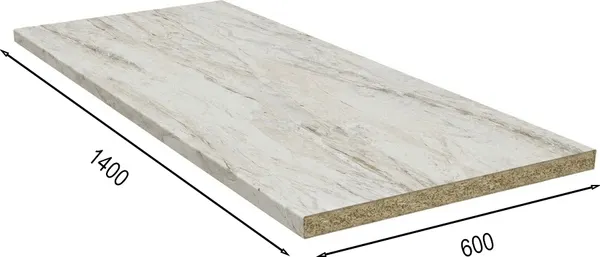 Изображение товара Столешница Nerotop Постформинг Аврора 14 SL 8202 (1400х600х39)