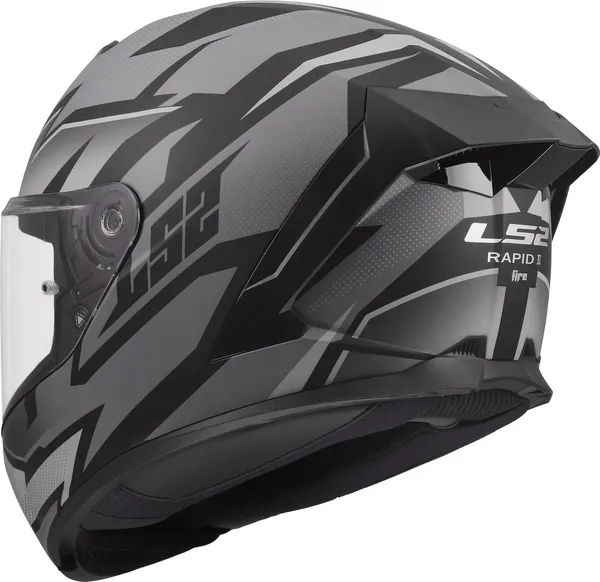 Изображение товара Мотошлем LS2 FF820 Rapid III Xtrem (XL, черный/серый)