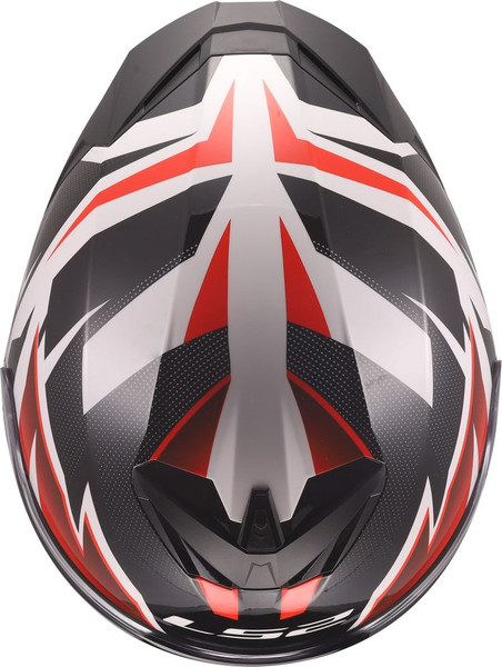 Изображение товара Мотошлем LS2 FF820 Rapid III Xtrem (S, белый/черный/красный)