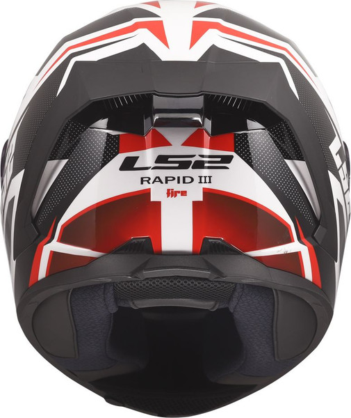 Изображение товара Мотошлем LS2 FF820 Rapid III Xtrem (S, белый/черный/красный)
