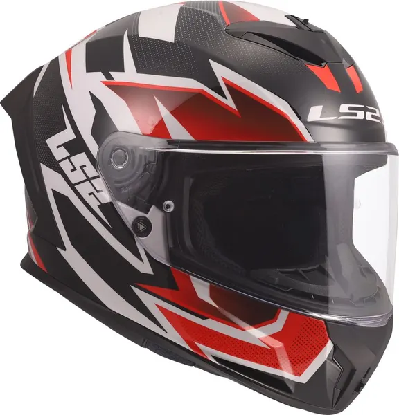 Изображение товара Мотошлем LS2 FF820 Rapid III Xtrem (XL, белый/черный/красный)