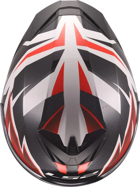 Изображение товара Мотошлем LS2 FF820 Rapid III Xtrem (XL, белый/черный/красный)