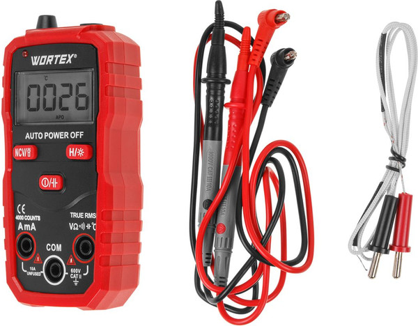 Изображение товара Мультиметр цифровой Wortex AM 1009 (2323168)