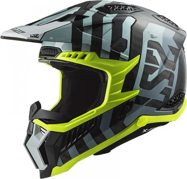 Изображение товара Мотошлем LS2 MX703 C X-Force Barrier (3XL, небесно-голубой)