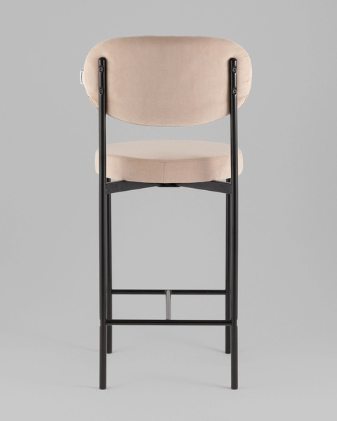 Изображение товара Стул барный Stool Group Бриф Original N / SG006-bmmPlb-C014 (велюр бежевый)