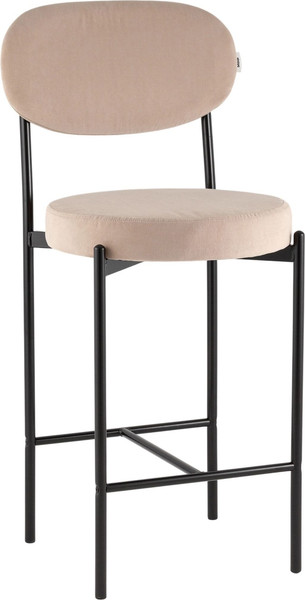 Изображение товара Стул барный Stool Group Бриф Original N / SG006-bmmPlb-C014 (велюр бежевый)