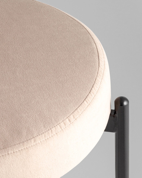 Изображение товара Стул барный Stool Group Бриф Original N / SG006-bmmPlb-C014 (велюр бежевый)