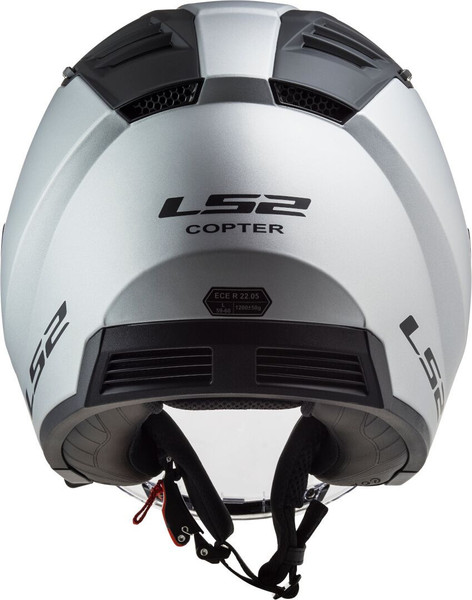 Изображение товара Мотошлем LS2 OF600 Copter II (XS, матовый серебристый)