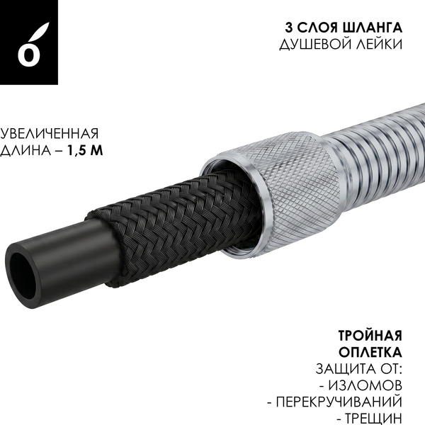 Изображение товара Душевая система со смесителем Oliveeka OL-739902+88869017-CR