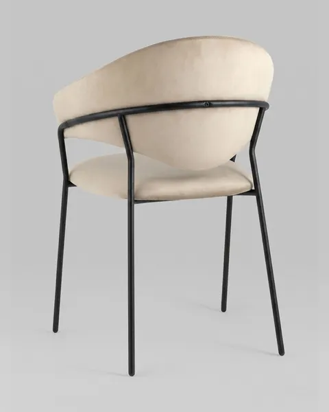 Изображение товара Стул Stool Group Алексис / AV 445-Cl-9005 (велюр капучино/опора черный муар)