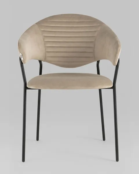 Изображение товара Стул Stool Group Алексис / AV 445-Cl-9005 (велюр капучино/опора черный муар)