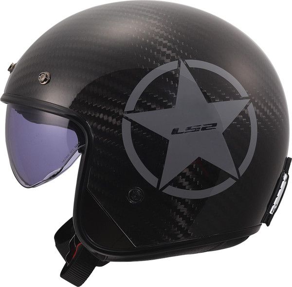 Изображение товара Мотошлем LS2 OF601 BOB II C Star (M, серый)