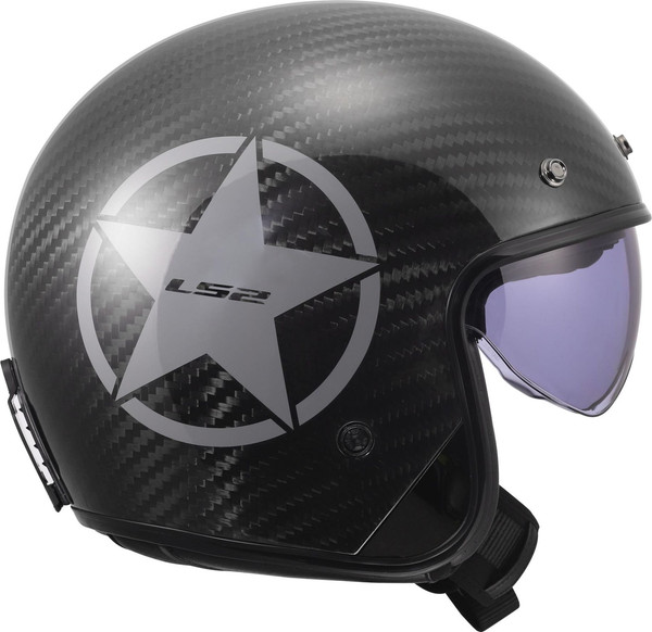 Изображение товара Мотошлем LS2 OF601 BOB II C Star (M, серый)