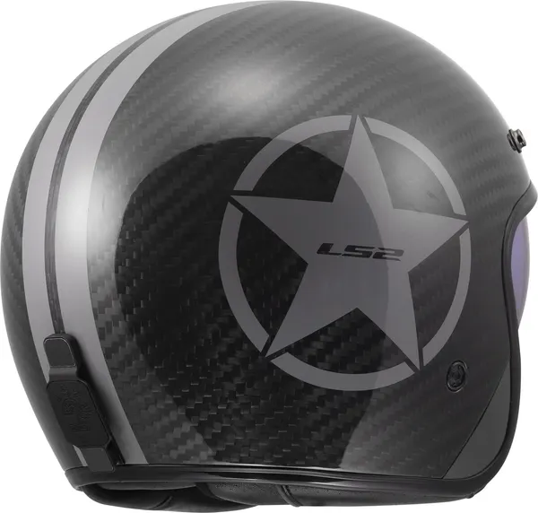 Изображение товара Мотошлем LS2 OF601 BOB II C Star (S, серый)