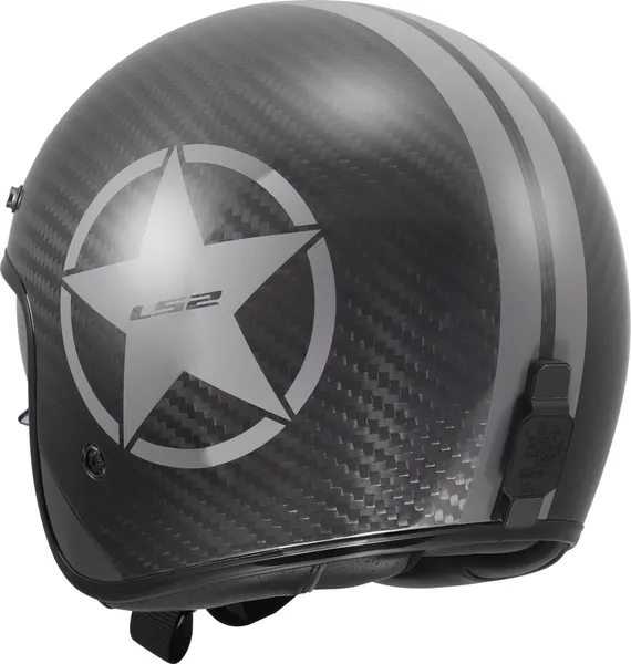 Изображение товара Мотошлем LS2 OF601 BOB II C Star (S, серый)