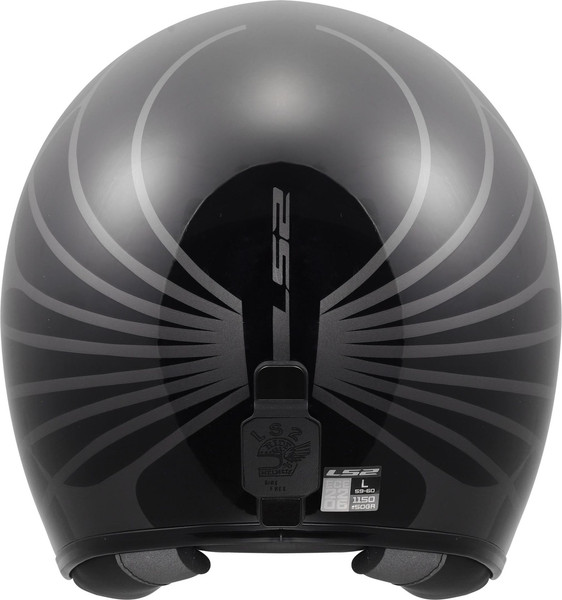 Изображение товара Мотошлем LS2 OF601 BOB II Cosmic (S, черный/серый)