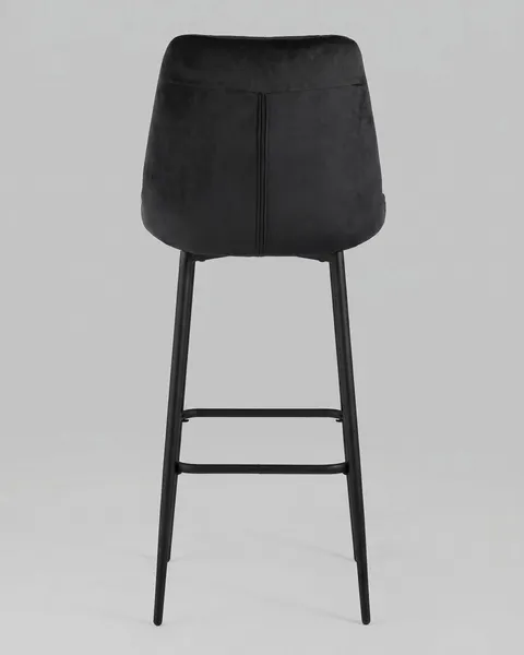 Изображение товара Стул барный Stool Group Флекс / AV 405-N28-9005 B (велюр черный/черный муар)