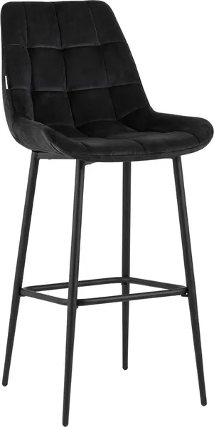 Изображение товара Стул барный Stool Group Флекс / AV 405-N28-9005 B (велюр черный/черный муар)