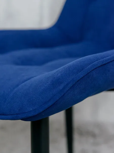 Изображение товара Набор стульев Артхолдинг BentleyIndigo4 (велюр синий/черный, 4шт)