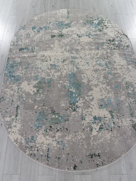 Изображение товара Ковер Merinos Liman F477-OVAL-GRAY-BLUE (2x4)