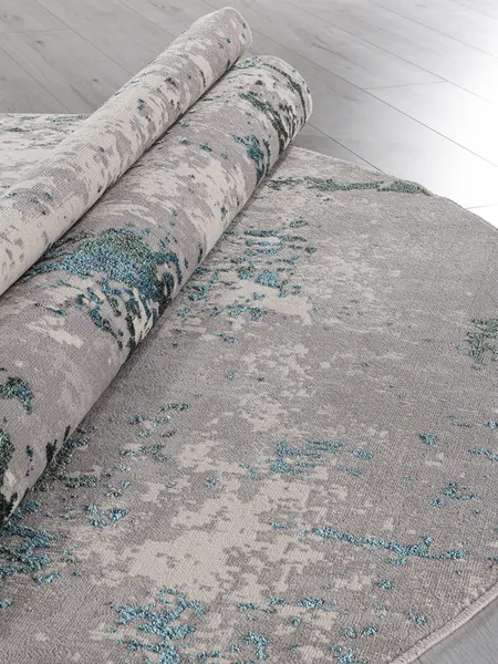 Изображение товара Ковер Merinos Liman F477-OVAL-GRAY-BLUE (2x4)