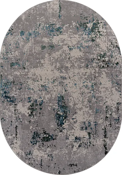 Изображение товара Ковер Merinos Liman F477-OVAL-GRAY-BLUE (2x4)