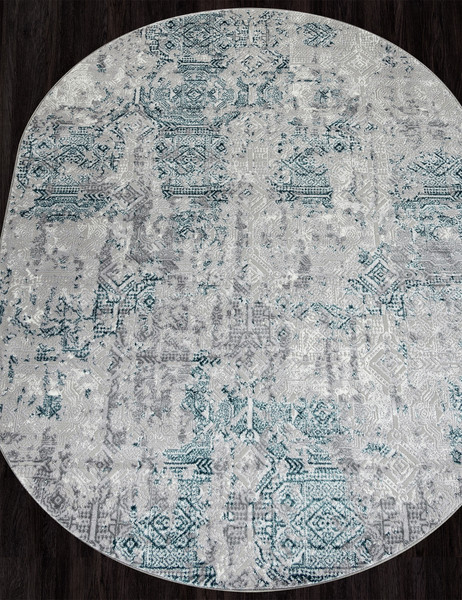 Изображение товара Ковер Merinos Palermo F281-OVAL-GRAY (2х2.9)