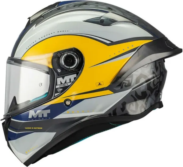 Изображение товара Мотошлем MT Helmets FF106B Targo S (22.06) Outside C3 (M, глянцевый)