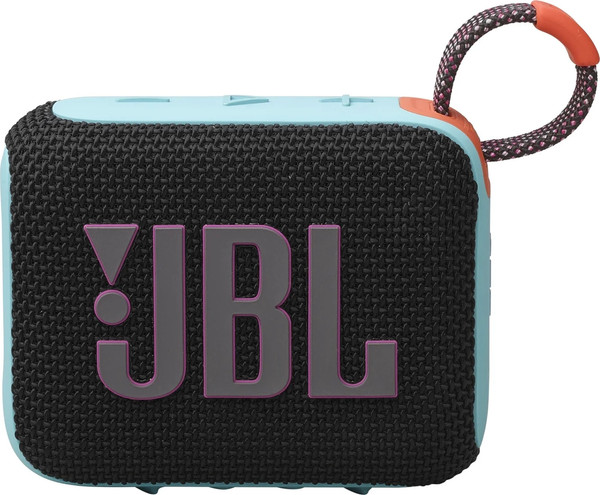 Изображение товара Портативная колонка JBL Go 4 (черный/голубой/оранжевый)