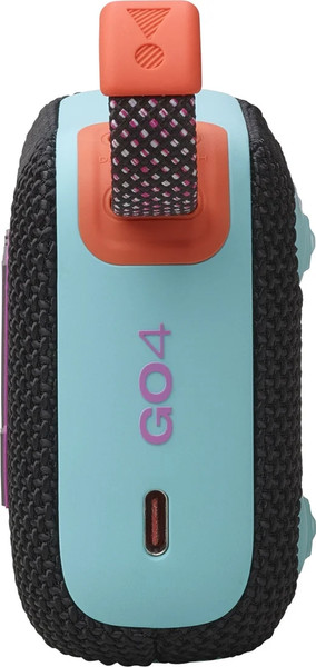 Изображение товара Портативная колонка JBL Go 4 (черный/голубой/оранжевый)