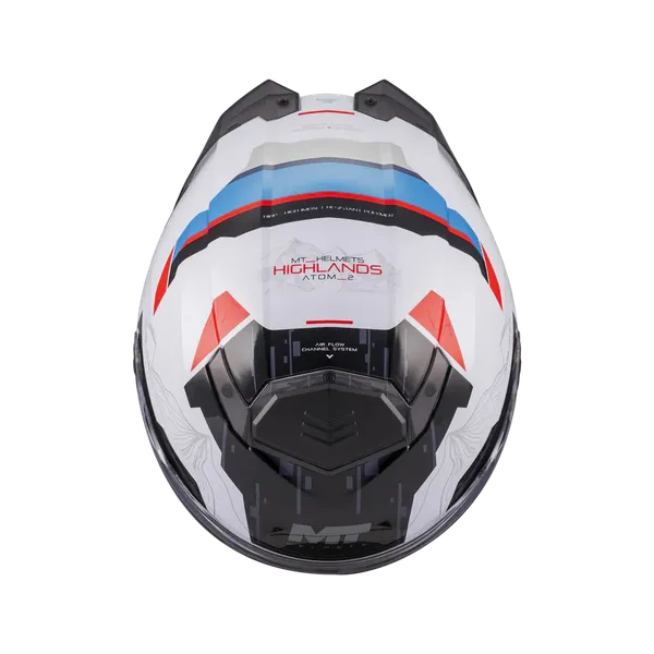 Изображение товара Мотошлем MT Helmets FU404SV Atom 2 SV Highlands A7 (L, глянцевый)