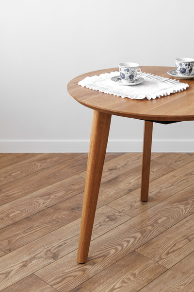Изображение товара Обеденный стол Stal-Massiv Wood-77 (натуральный/черный)