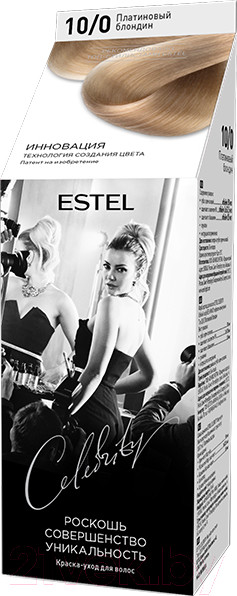 Изображение товара Крем-краска для волос Estel Celebrity 10/0 (платиновый блондин)