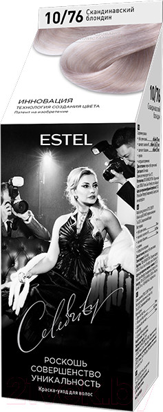 Изображение товара Крем-краска для волос Estel Celebrity 10/76 (скандинавский блондин)