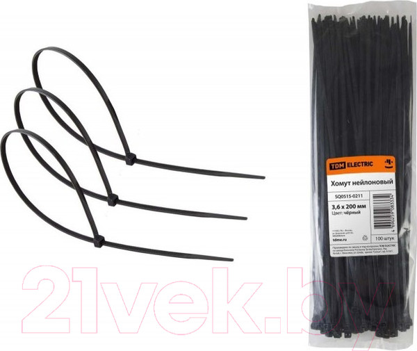 Изображение товара Стяжка для кабеля TDM SQ0515-0211 (100шт)