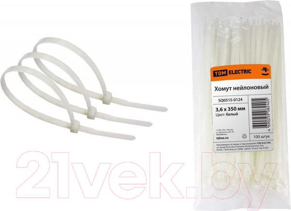 Изображение товара Стяжка для кабеля TDM SQ0515-0124 (100шт)