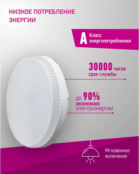 Изображение товара Лампа Онлайт OLL-GX53-12-230-6.5K