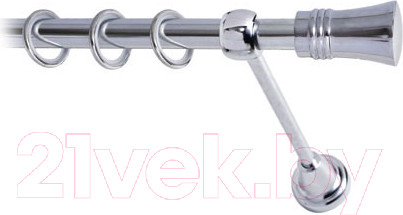 Изображение товара Карниз для штор Lm Decor Гиро 071 1р гладкий (хром, 3.6м)