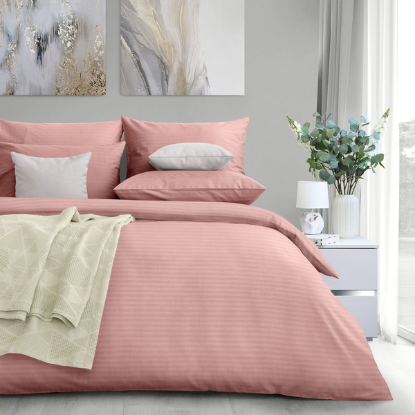 Изображение товара Простыня Verossa Stripe На резинке 140x200x20 70076 01 / 754953  (Rouge)